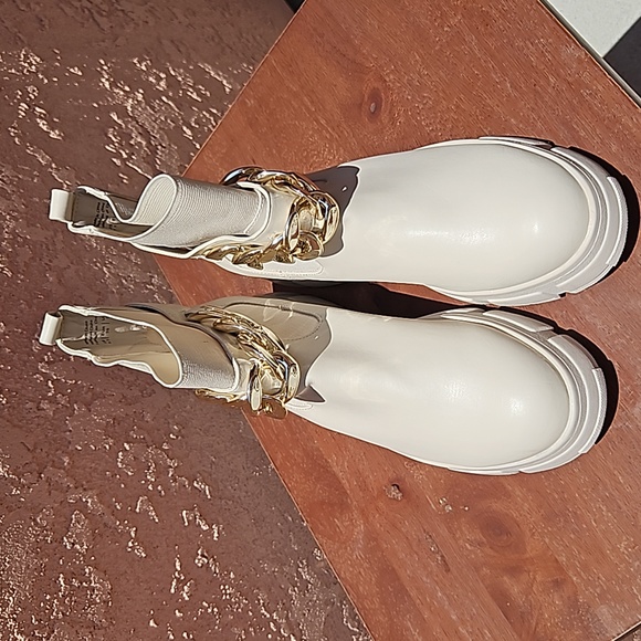 Rachel Zoe Lyra Chelsea Combat Ankle Boots - Picture 5 of 14